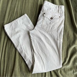 White/Cream Loft Pants Size 8